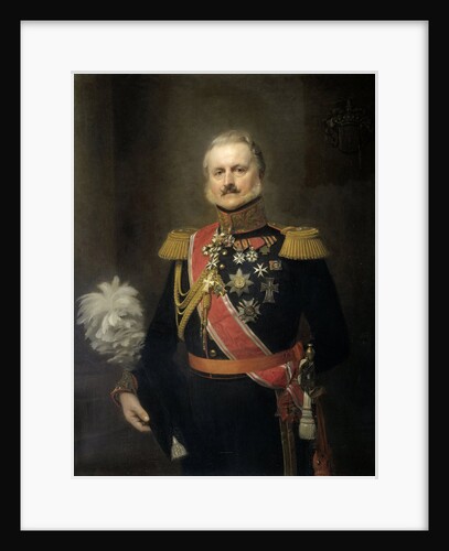Antonie Frederick Jan Floris Jacob Baron van Omphal, luitenant-generaal by Herman Antonie de Bloeme