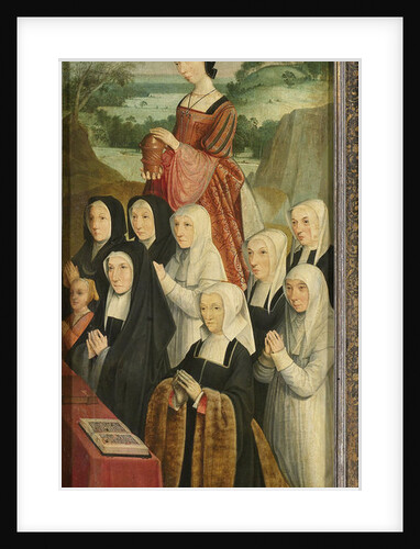 Memorial Panel with Nine Female Portraits by Master of Alkmaar