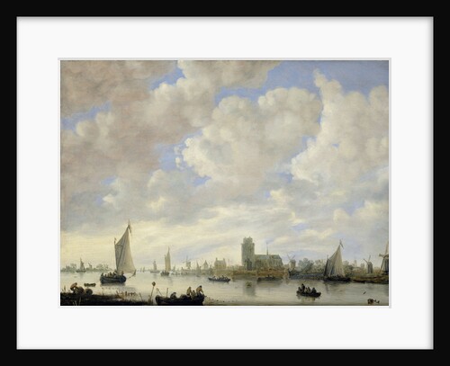 View of the Merwede at Dordrecht, The Netherlands by Jeronymus van Diest II