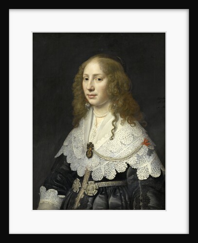 Portrait of Aegje Hasselaer, Wife of Henrick Hooft by Michiel Jansz van Mierevelt