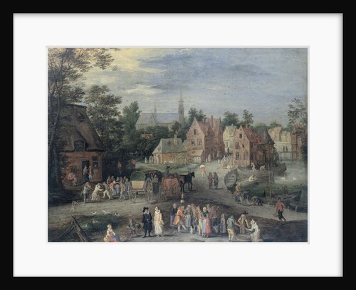 A Village in Flanders, Belgium by Pieter Gijsels