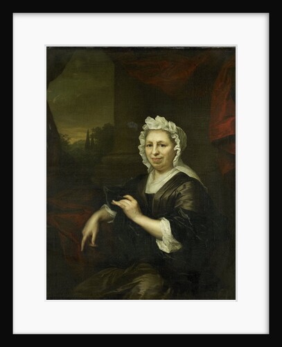 Portrait of Brechje Hooft, Widow of Harmen van de Poll by Arnold Boonen