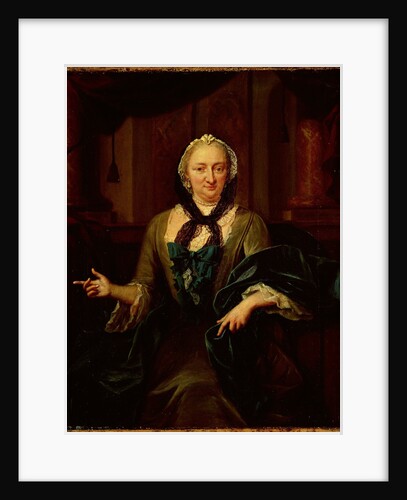 Portrait of Margaretha Trip, Wife of Hendrik van de Poll by Jan Maurits Quinkhard