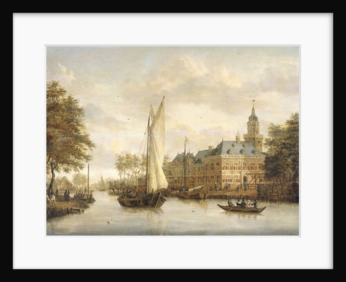 Nijenrode Castle on the Vecht near Breukelen, The Netherlands by Jacobus Storck