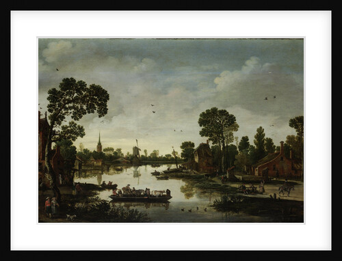 The Cattle Ferry by Esaias van de Velde