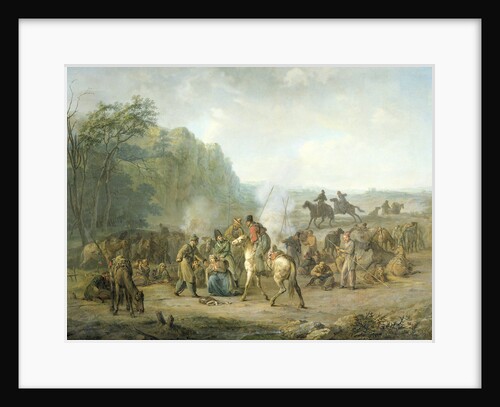 Cossack Camp, 1813 by Louis Moritz