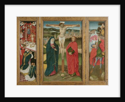 Triptych with the Crucifixion by Anonymous