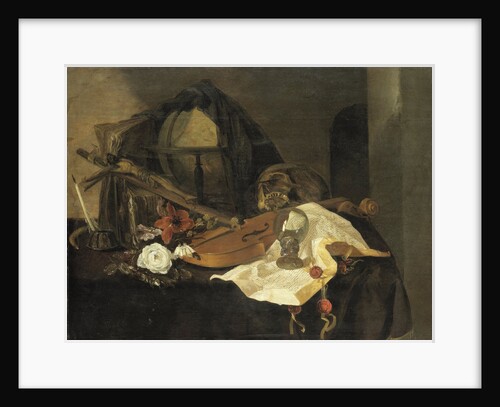 Vanitas Still Life by Jacques de Claeuw