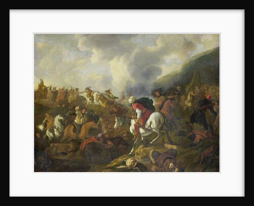 A Cavalry Encounter between Turkish Troops and the Troops of the Austrian Emperor by Jacques Muller