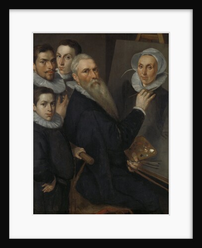 Self Portrait of the Painter with his Family by Jacob Willemsz. Delff I