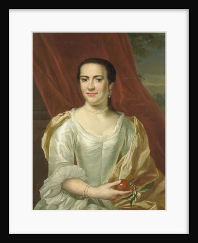 Portrait of Margaretha Leuveling, Wife of Justus Tjeenk by Herman Frederik van Hengel