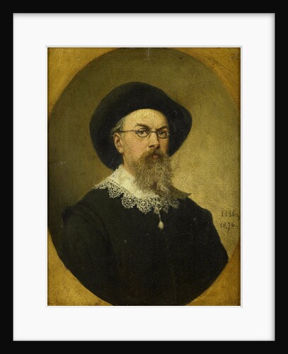 Self portrait by Hendrik Hollander Cz.