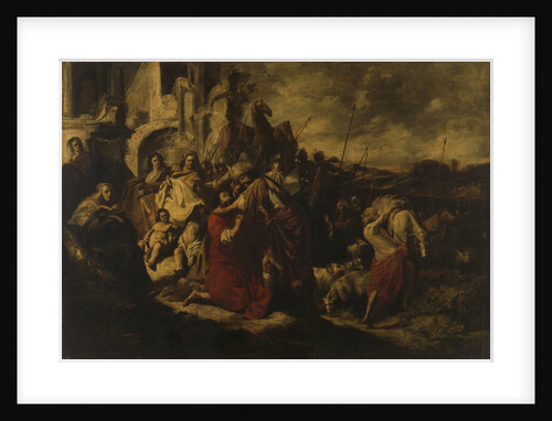 The Meeting between Jacob and Esau by Jacob Hogers