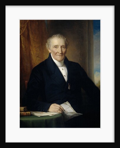 Portrait of Rodolphe le Chevalier, Merchant in Amsterdam and one of three Founders of the Holland Iron Railroad Company by Jan Adam Kruseman