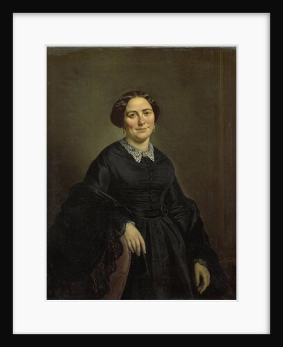 Johanna Christina Beelenkamp. Wife of Cornelis Outshoorn by Moritz Calisch