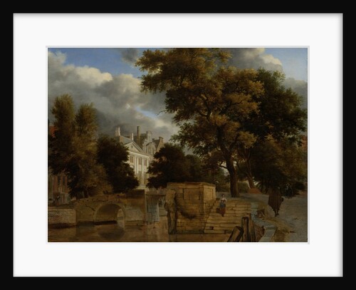 Stone Bridge, Jan van der Heyden by Adriaen van de Velde