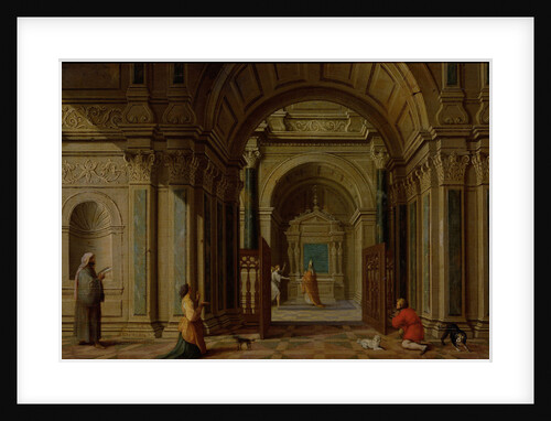 Archangel Gabriel Appears to Zachariah by Nicolaes de Giselaer