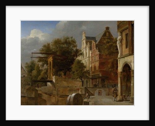 Draw Bridge, Jan van der Heyden by Adriaen van de Velde