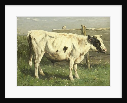 Young bull by Johannes Hubertus Leonardus de Haas