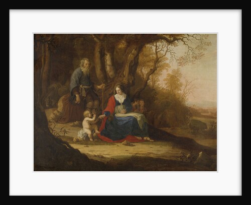Rest on the Flight into Egypt by Paulus van Vianen II