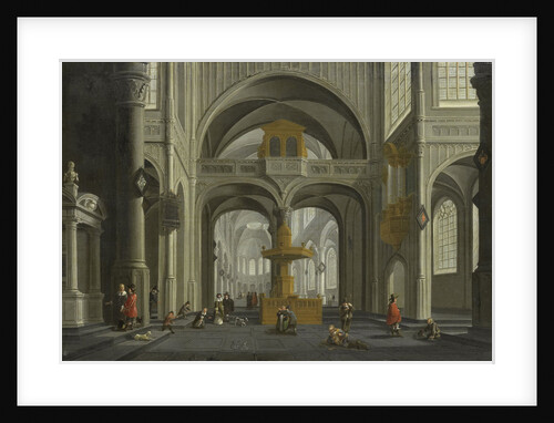 Church Interior by Daniël de Blieck
