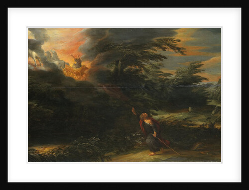Eljah Carried up to Heaven in a Chariot of Fire by David Colijns