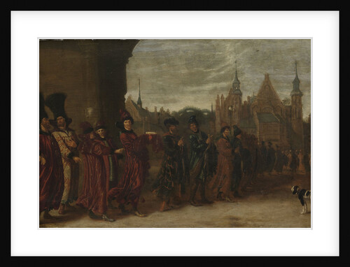 Envoys of the Czar of Muscovy Going to the Assembly of the States General, 4 November 1631 by Sybrand van Beest