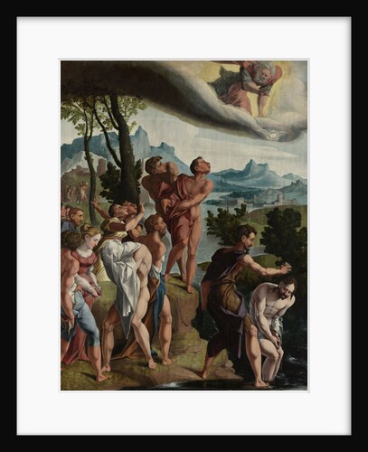 The baptism of Christ by Workshop of Jan van Scorel