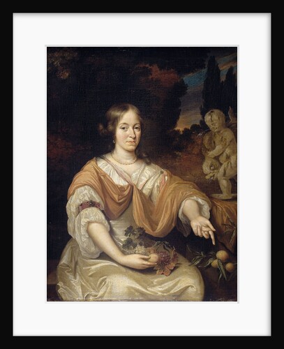 Portrait of Sara Pottey, Wife of Johan van Bochoven by Daniël Haringh