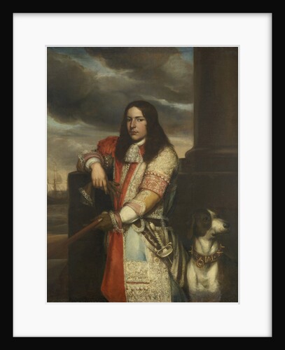 Portrait of Vice-Admiral Engel de Ruyter, Son of Michiel Adriaensz de Ruyter by Jan Andrea Lievens