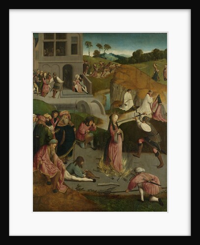The Martyrdom of Saint Lucy by Master of the Figdor Deposition