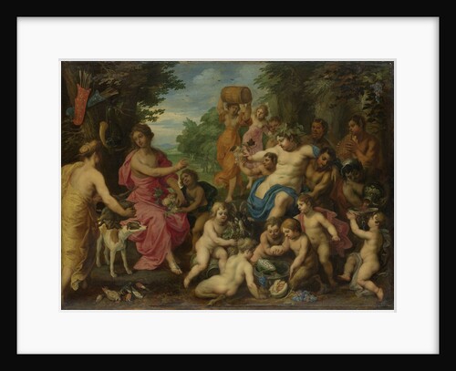 Bacchus and Diana by Hendrik van Balen I
