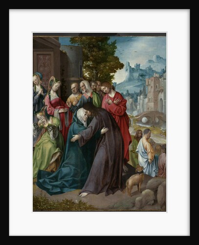 Christ Taking Leave of his Mother by Cornelis Engebrechtsz