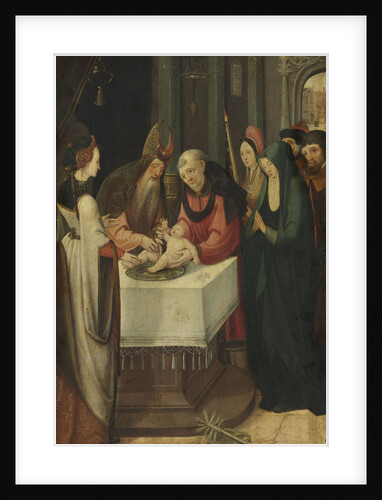 Circumcision of Christ, left wing of an altarpiece by Pseudo Jan Wellens de Cock