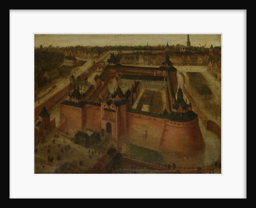 Bird's-eye View of the Vredenburg (Vredeborch) Castle in Utrecht, The Netherlands by Anonymous