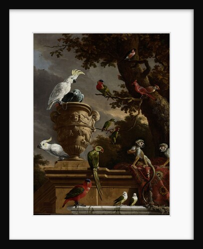 The Menagerie by Melchior d' Hondecoeter
