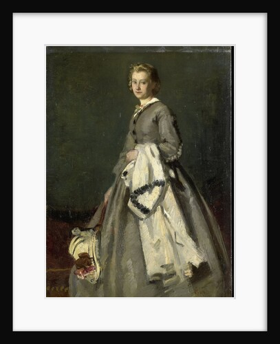 A young Woman by August Allebé