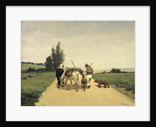 Gypsies on the road by Karel Frederik Bombled