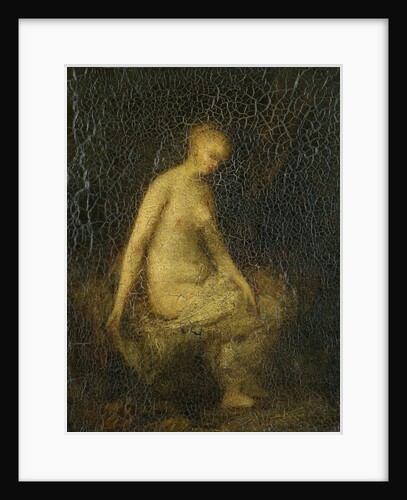 Bading woman by Hippolyte Michaud