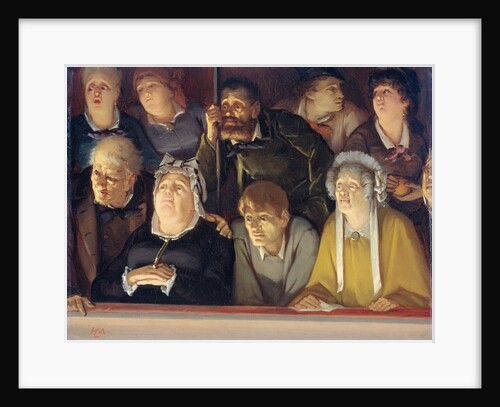 Theater Audience by Hippolyte Michaud