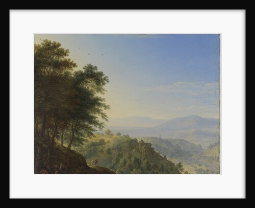 Mountainous landscape near Boppard on the Rhine by Herman Saftleven