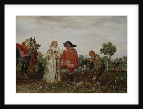 Spring (The Meeting) by Adriaen Pietersz. van de Venne