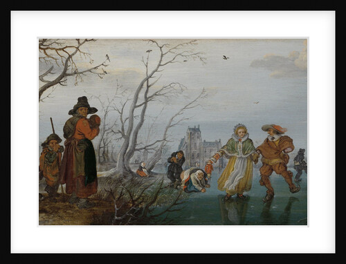 Winter (Amusement on the Ice) by Adriaen Pietersz. van de Venne
