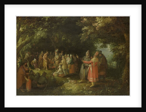 John the Baptist Preaching by David Vinckboons