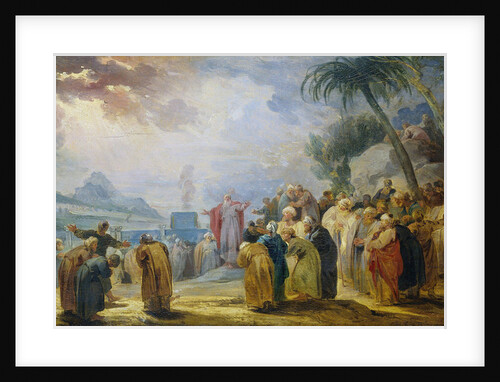 Moses Choosing the seventy Elders by Jacob de Wit
