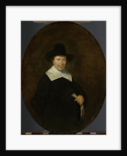Portrait of Gerard Abrahamsz van der Schalcke, Cloth Merchant in Haarlem, Holding a Glove by Gerard ter Borch II