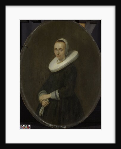 Portrait of Johanna Bardoel, Wife of Gerard van der Schalcke by Gerard ter Borch II
