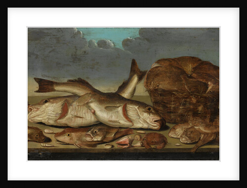 Still Life with Fish by Willem Ormea