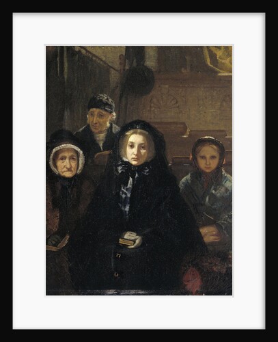 Early to Church by August Allebé