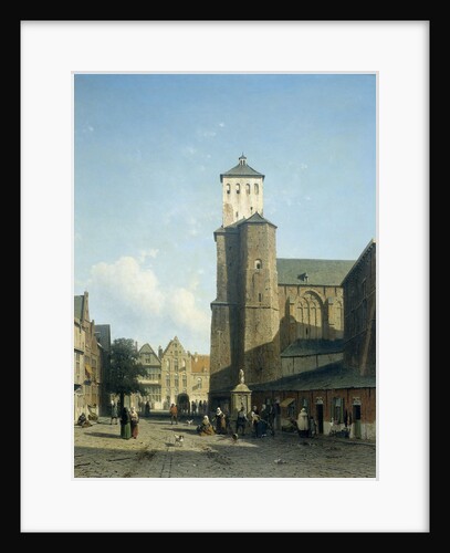St Denis Church in Liège by Jan Weissenbruch